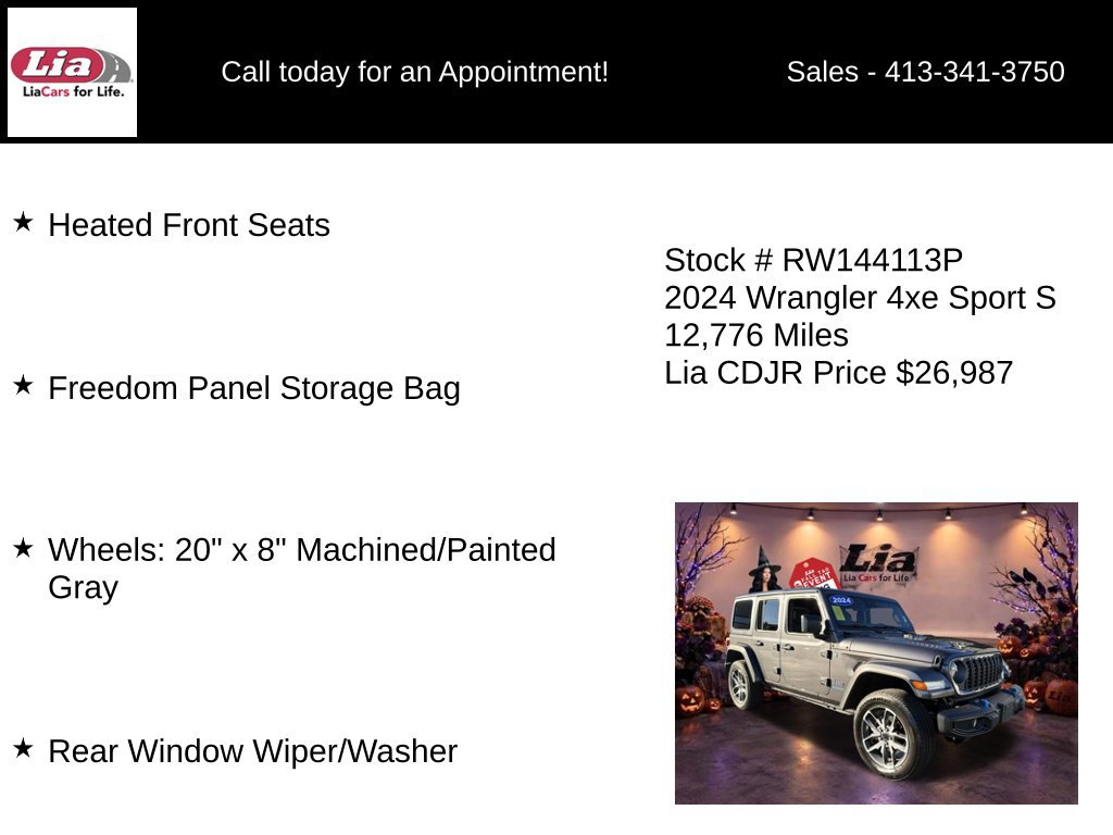 Used 2024 Jeep Wrangler Unlimited w/ Convenience Group AWD/4WD image 21