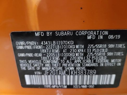 Used 2019 Subaru Crosstrek 2.0i Limited w/ Moonroof Package image 33