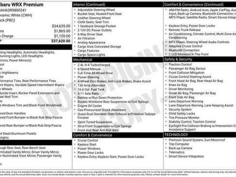 Used 2024 Subaru WRX Premium image 4