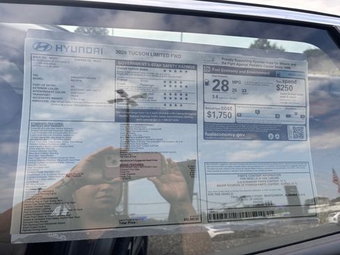Certified 2026 Hyundai Tucson Limited FWD image 33