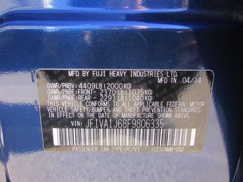 Used 2015 Subaru WRX Limited image 28