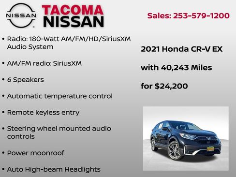 Used 2021 Honda CR-V EX image 6