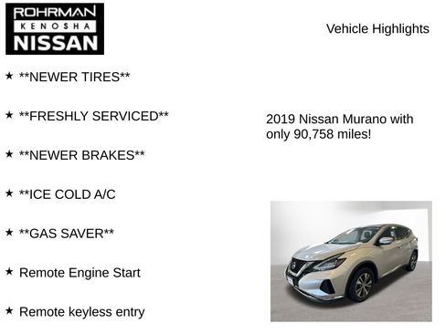 Used 2019 Nissan Murano S image 8