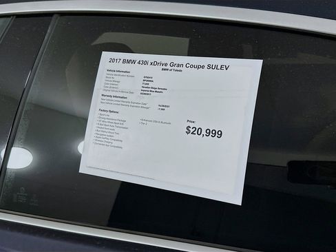 Used 2017 BMW 430i Gran Coupe xDrive AWD/4WD image 12
