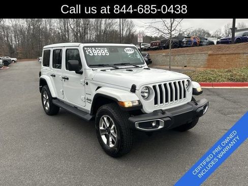 Certified 2022 Jeep Wrangler Unlimited Sahara w/ Cold Weather Group image 3