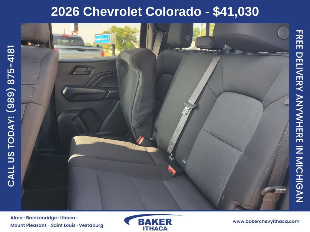 New 2026 Chevrolet Colorado W/T w/ WT Custom Package AWD/4WD image 27
