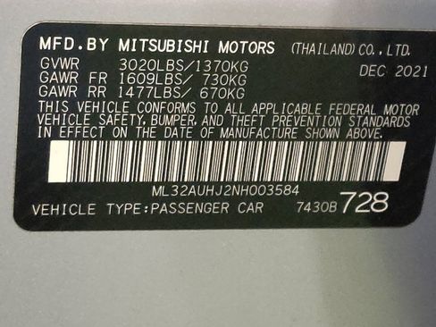 Used 2022 Mitsubishi Mirage ES image 33