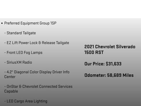 Used 2021 Chevrolet Silverado 1500 RST AWD/4WD image 24