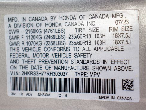 Certified 2024 Honda CR-V EX-L image 38