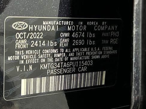 Used 2023 Genesis G70 2.0T w/ Sport Prestige Package image 35