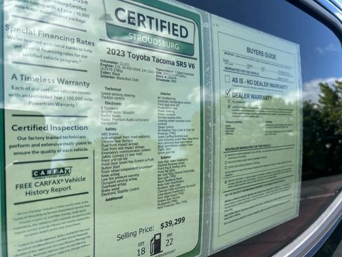 Used 2023 Toyota Tacoma SR5 w/ SX Package AWD/4WD image 24