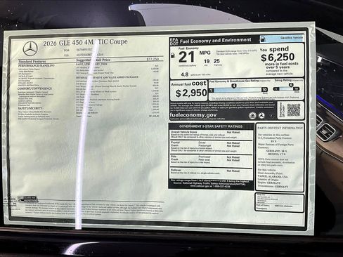 New 2026 Mercedes-Benz GLE 450 4MATIC Coupe image 18