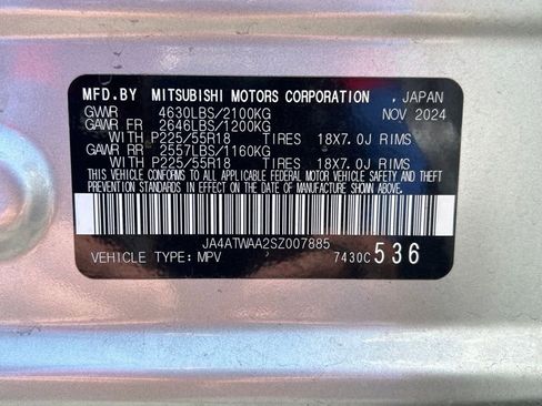 Used 2025 Mitsubishi Eclipse Cross SE AWD/4WD image 3