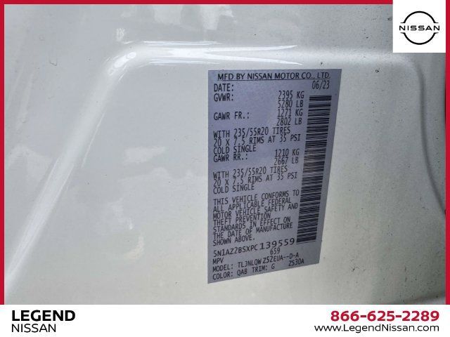 Used 2023 Nissan Murano SV w/ SV Midnight Edition Package AWD/4WD image 36