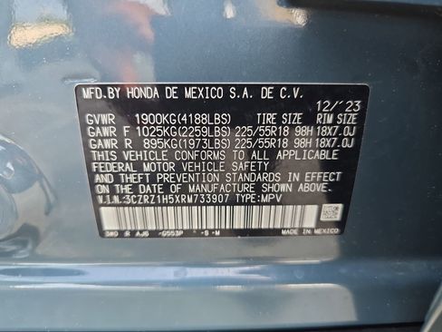 Certified 2024 Honda HR-V Sport image 30