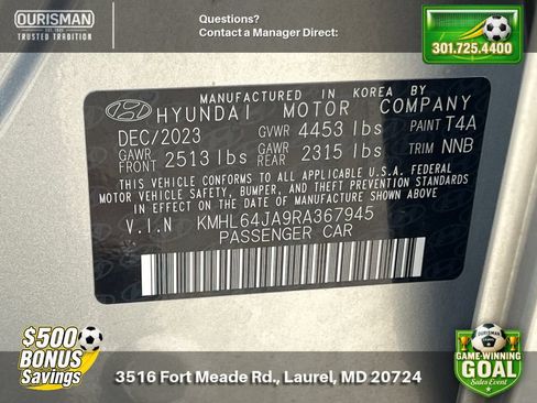 Used 2024 Hyundai Sonata SEL FWD image 29