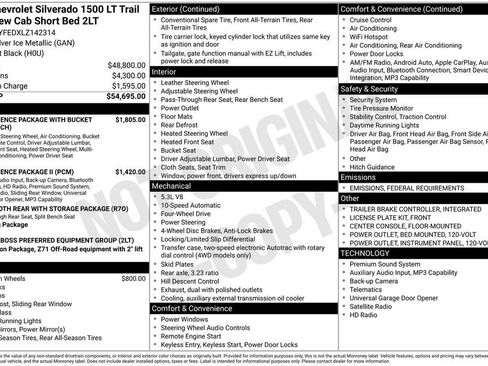 Used 2020 Chevrolet Silverado 1500 LT Trail Boss image 11