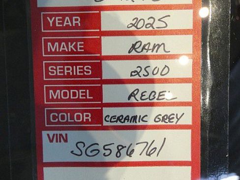 New 2025 RAM 2500 Rebel w/ Rebel Level 2 Equipment Group image 31