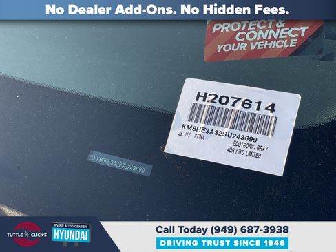 Certified 2025 Hyundai Kona Limited FWD image 42