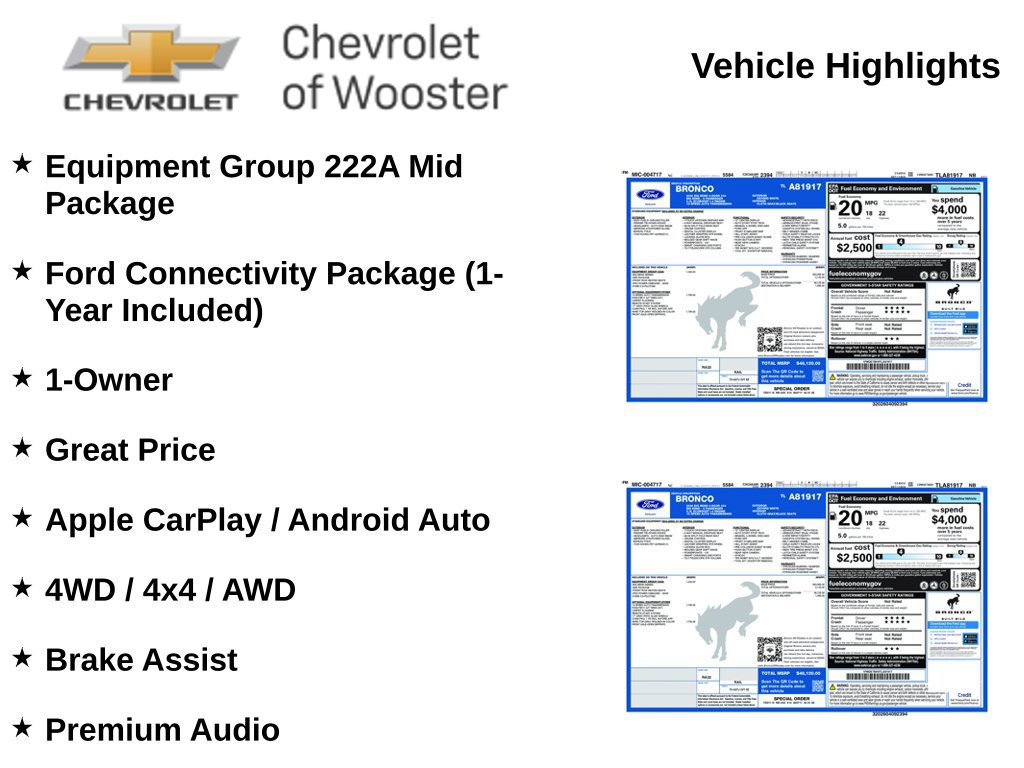 Used 2026 Ford Bronco Big Bend AWD/4WD image 2