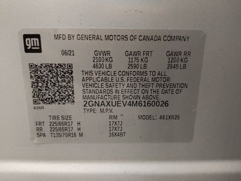 Used 2021 Chevrolet Equinox LT AWD/4WD image 33