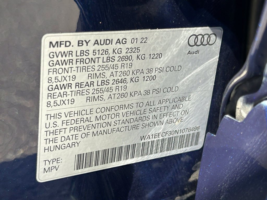 Used 2022 Audi Q3 2.0T Premium Plus AWD/4WD image 58