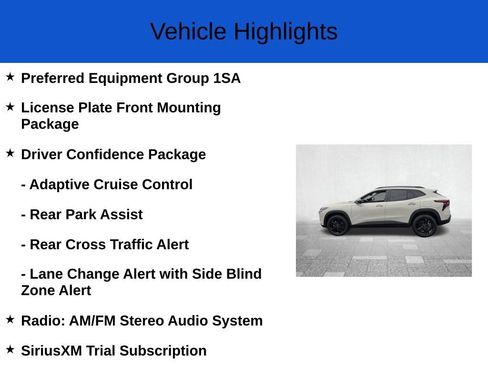 New 2026 Chevrolet Trax ACTIV w/ Driver Confidence Package FWD image 2