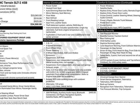 Used 2015 GMC Terrain SLT image 1