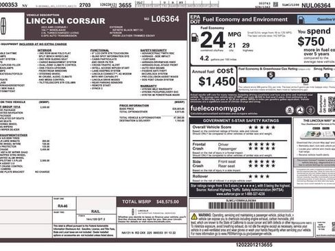 Used 2022 Lincoln Corsair AWD w/ Premium Package image 30