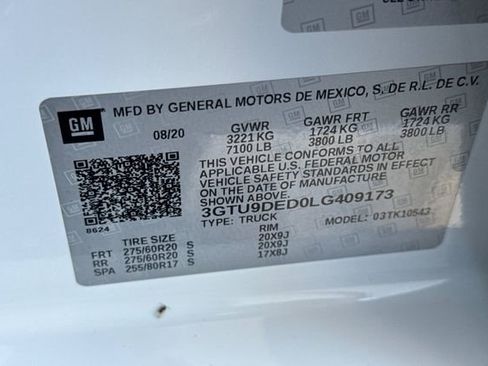 Used 2020 GMC Sierra 1500 SLT w/ SLT Premium Plus Package image 58