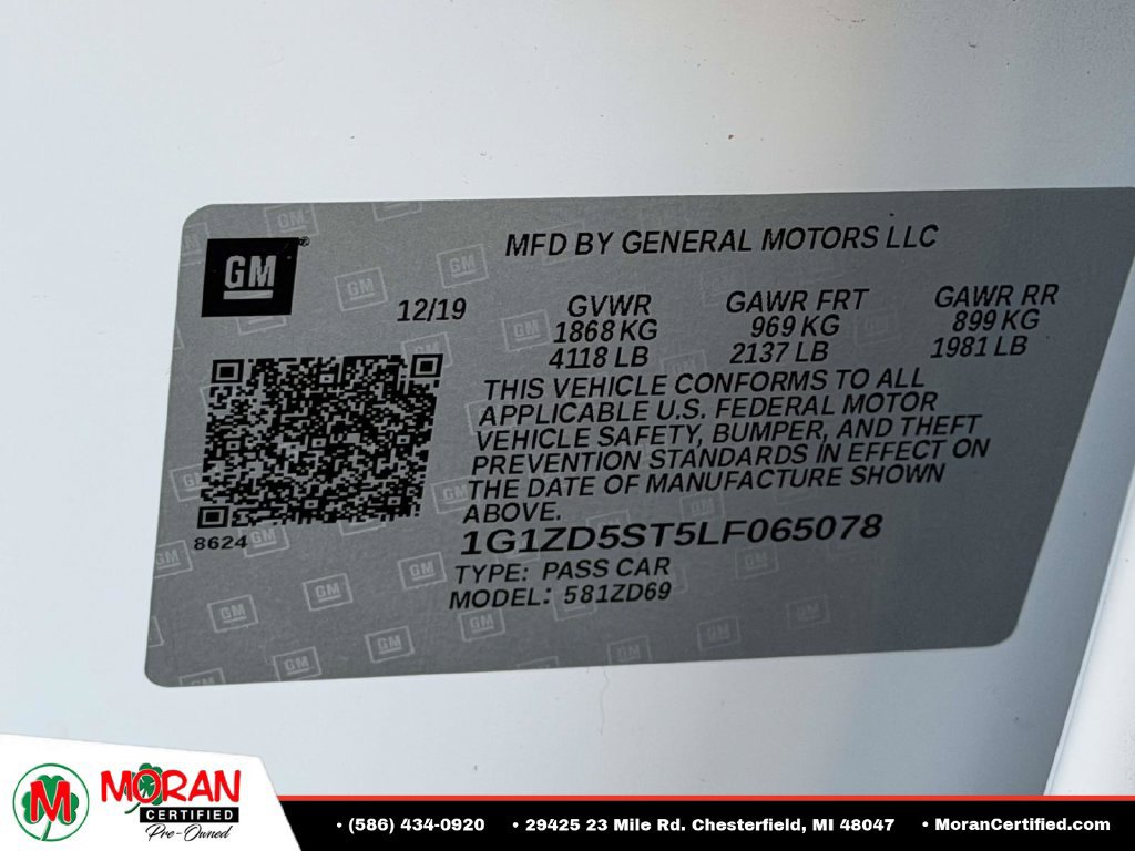 Used 2020 Chevrolet Malibu LT FWD image 17