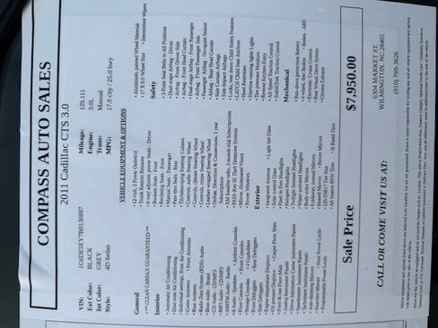 Used 2011 Cadillac CTS Luxury image 9