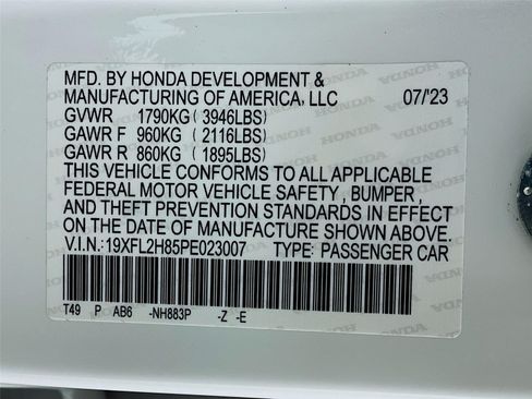 Used 2023 Honda Civic Sport image 35