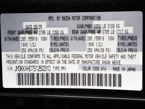 Used 2025 MAZDA CX-90 3.3 Turbo w/ Select Package AWD/4WD image 43