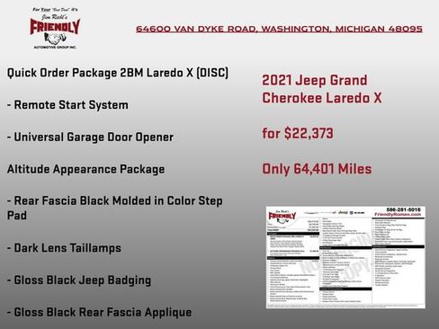 Used 2021 Jeep Grand Cherokee Laredo X AWD/4WD image 4