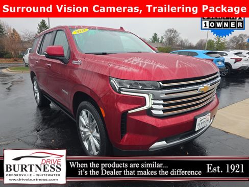 Certified 2022 Chevrolet Tahoe High Country image 1