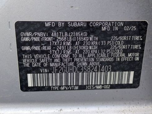 Used 2025 Subaru Crosstrek 2.0i Premium AWD/4WD image 34