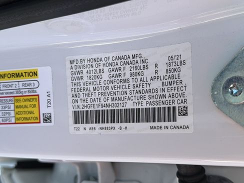 Used 2022 Honda Civic Touring image 34
