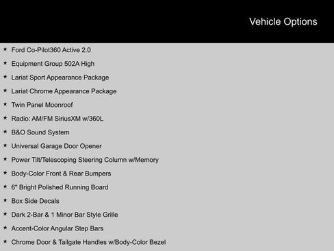 Used 2022 Ford F150 Lariat w/ Equipment Group 502A High image 2