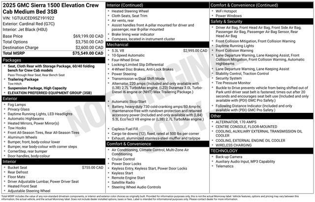 Used 2025 GMC Sierra 1500 Elevation AWD/4WD image 20