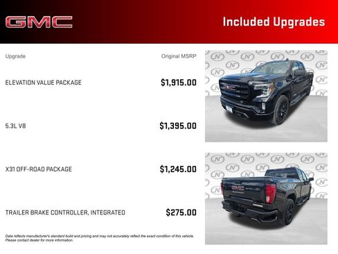 Used 2019 GMC Sierra 1500 Elevation w/ Elevation Value Package AWD/4WD image 3