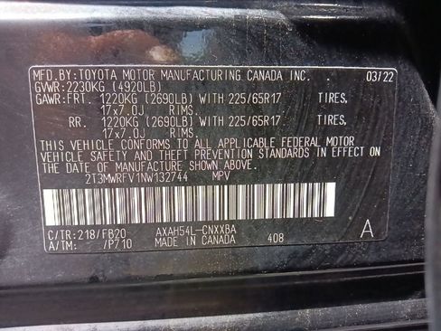 Used 2022 Toyota RAV4 LE AWD/4WD image 34