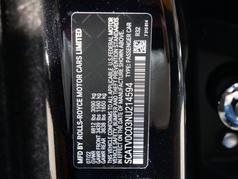 Certified 2022 Rolls-Royce Ghost w/ Ghost Package image 34