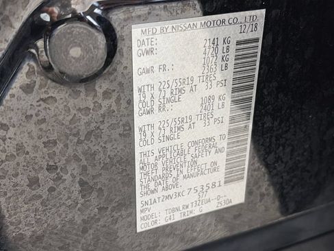 Used 2019 Nissan Rogue SL AWD/4WD image 9