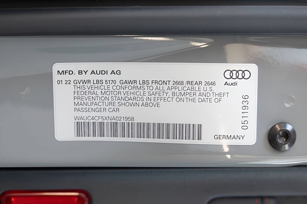 Used 2022 Audi S5 Premium Plus w/ Premium Plus Package AWD/4WD image 90