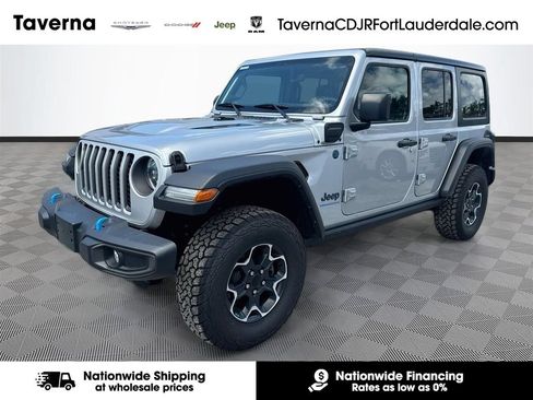 Certified 2023 Jeep Wrangler Unlimited Rubicon 4xe w/ Cold Weather Group AWD/4WD image 1