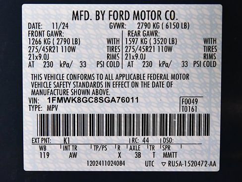 Used 2025 Ford Explorer ST AWD/4WD image 13