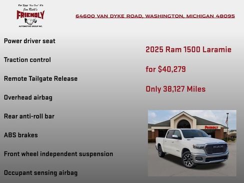 Used 2025 RAM 1500 Laramie AWD/4WD image 20