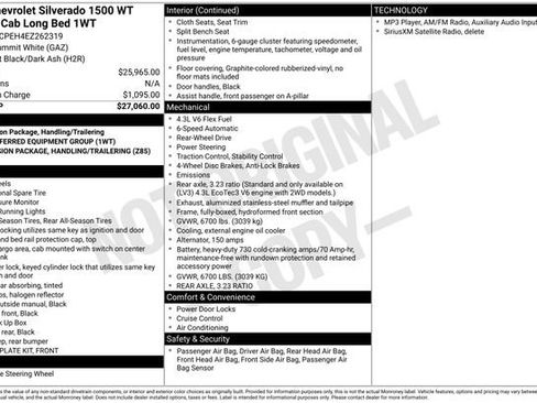 Used 2014 Chevrolet Silverado 1500 W/T RWD image 12