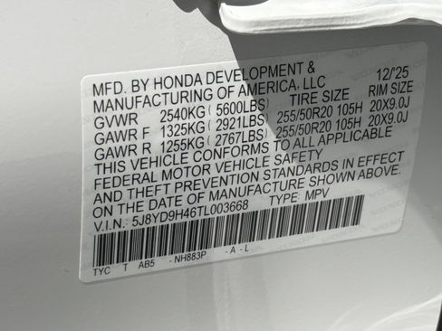 Certified 2026 Acura MDX FWD w/ Technology Package image 36